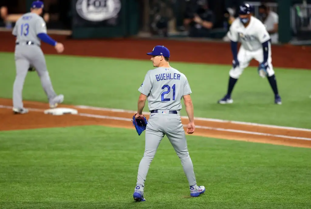 Dodgers leave S.F. down in division, Walker Buehler with 1st loss