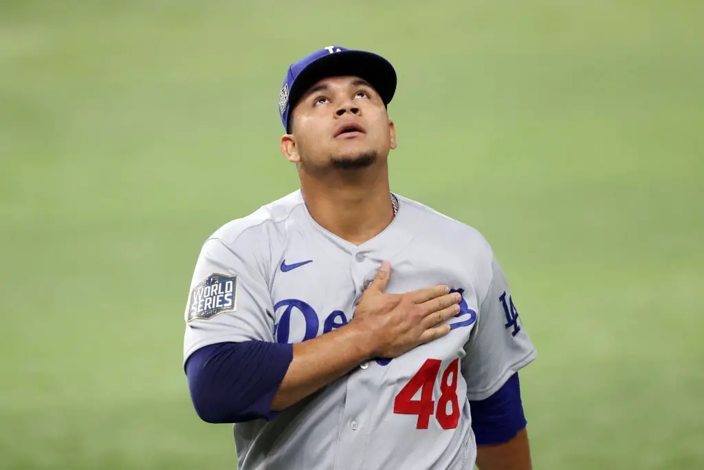 Brusdar Graterol Los Angeles Dodgers 2020 World Series Champions