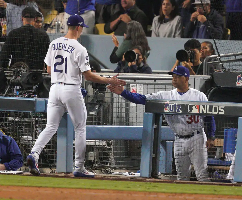 Buehler takes no-hitter into 8th to lead Dodgers past D-Backs