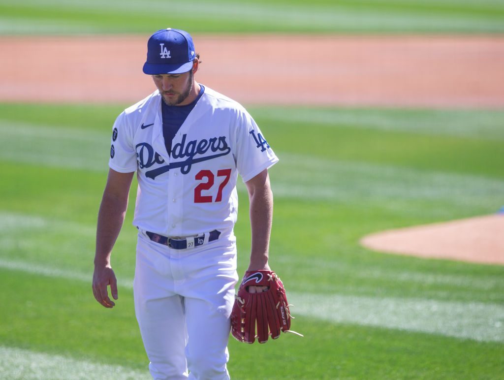 Dodgers pitcher Trevor Bauer to remain on leave through rest of season 