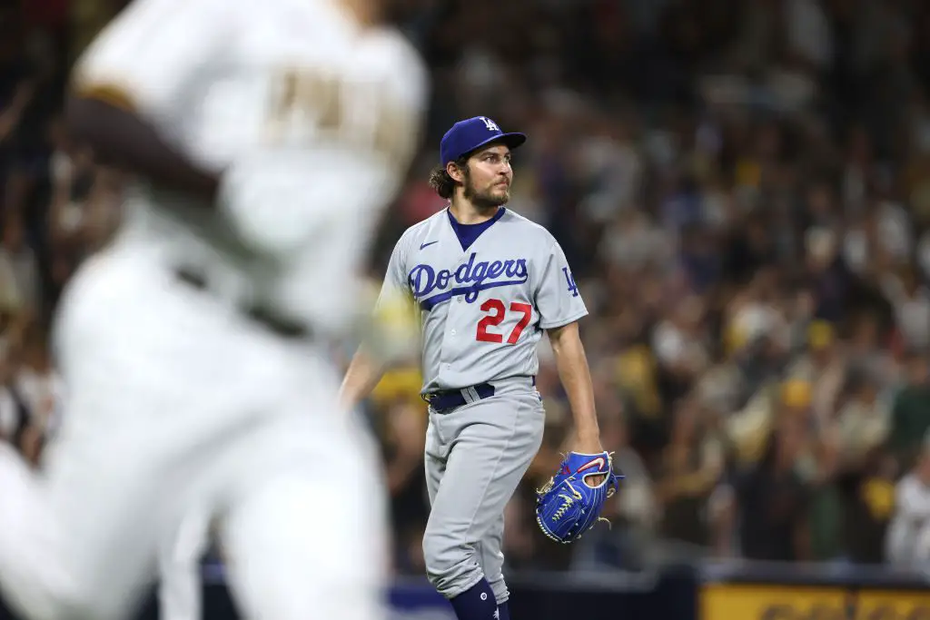 Clayton Kershaw T-Shirt Replaces Trevor Bauer Bobblehead On 2021