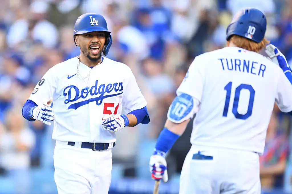 LA Dodgers: Mookie Betts and his mom had an awesome bobblehead night