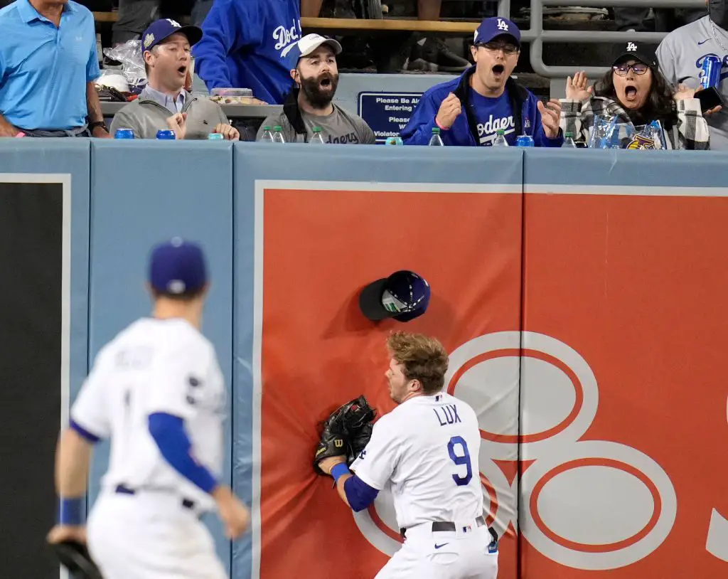 Dodgers Players Hilariously Pay Their Respects to Gavin Lux Wall