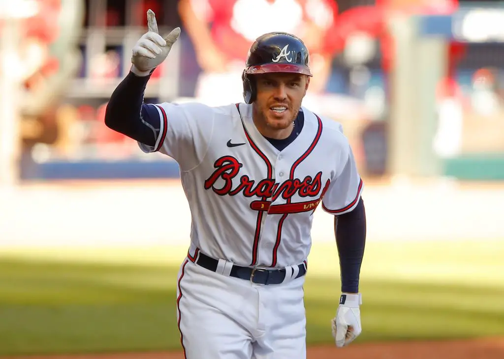 Freddie Freeman of the Los Angeles Dodgers receives his World Series  News Photo - Getty Images