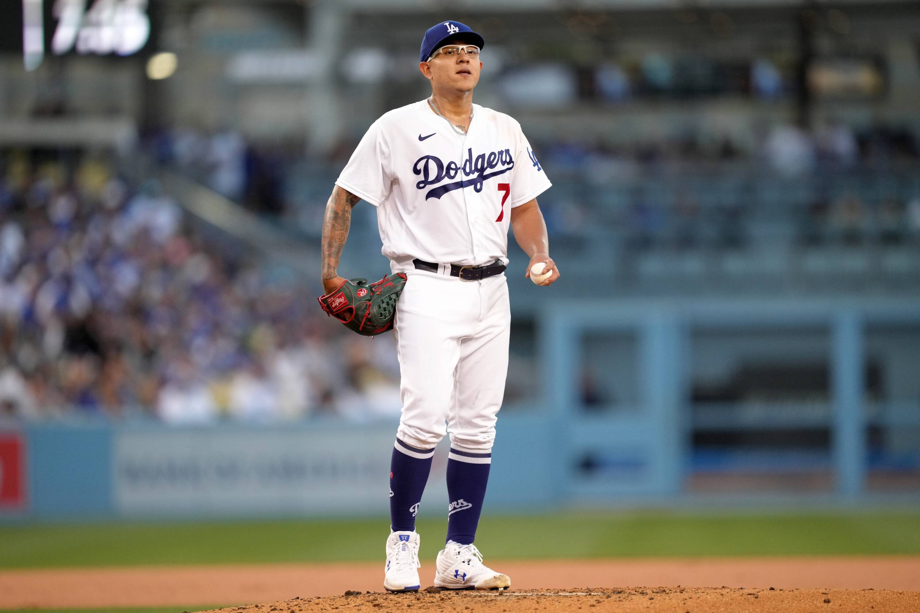 Dodgers canceling Julio Urías bobblehead night shows writing is on the wall