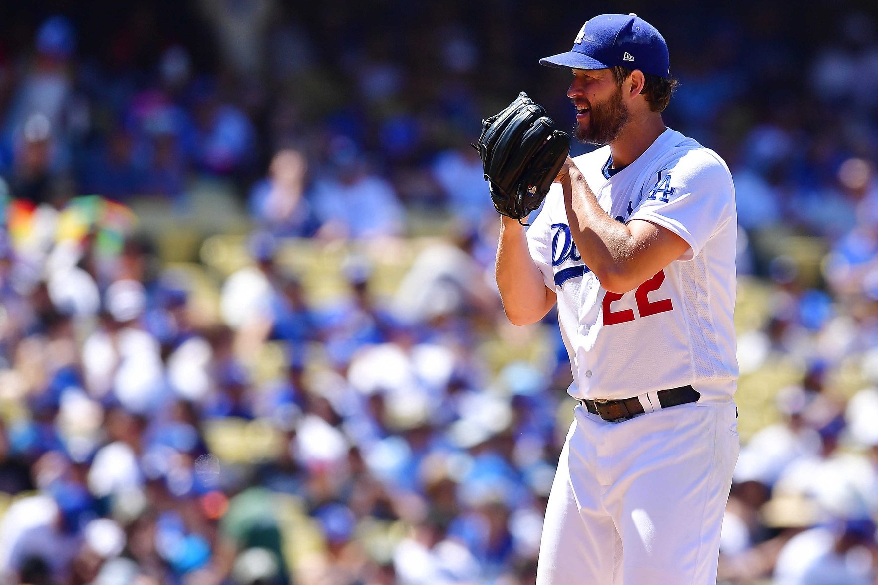 Clayton Kershaw's emotional 'bucket list' moment with young Dodgers fan  eight years in the making