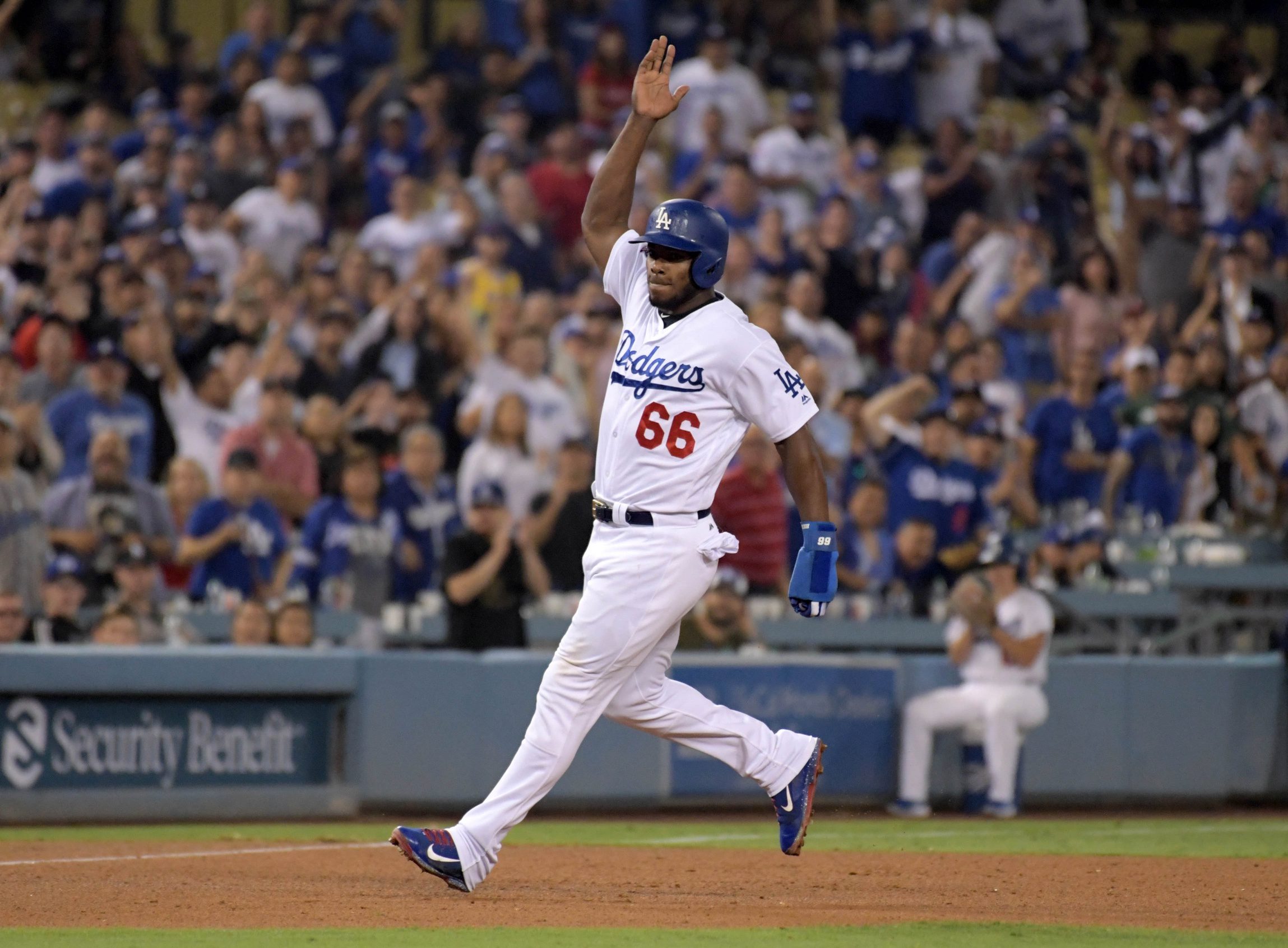 Yasiel Puig returns to Dodger Stadium on Monday