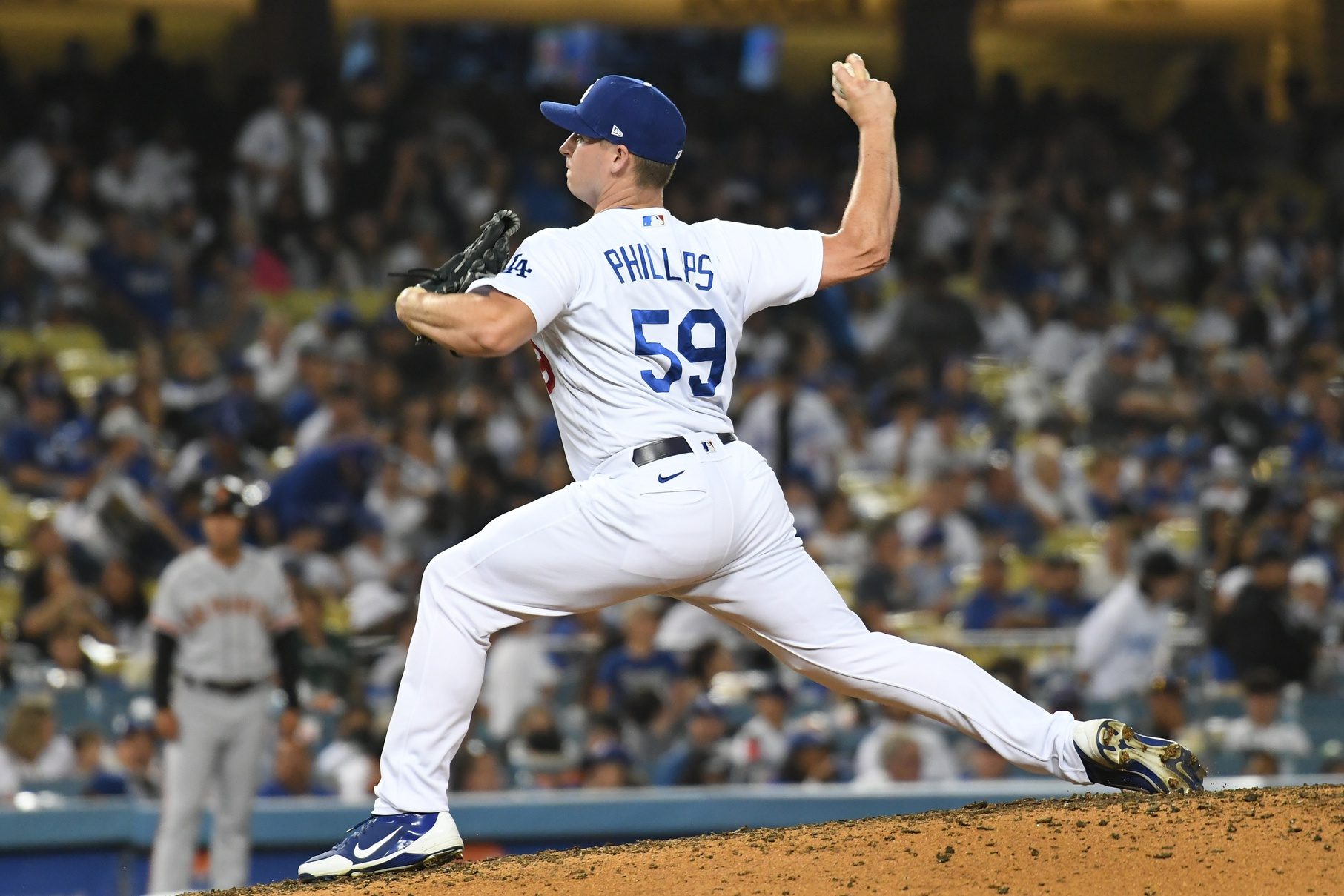 Autographed and Game-Used Brooklyn Dodgers Jersey: Evan Phillips