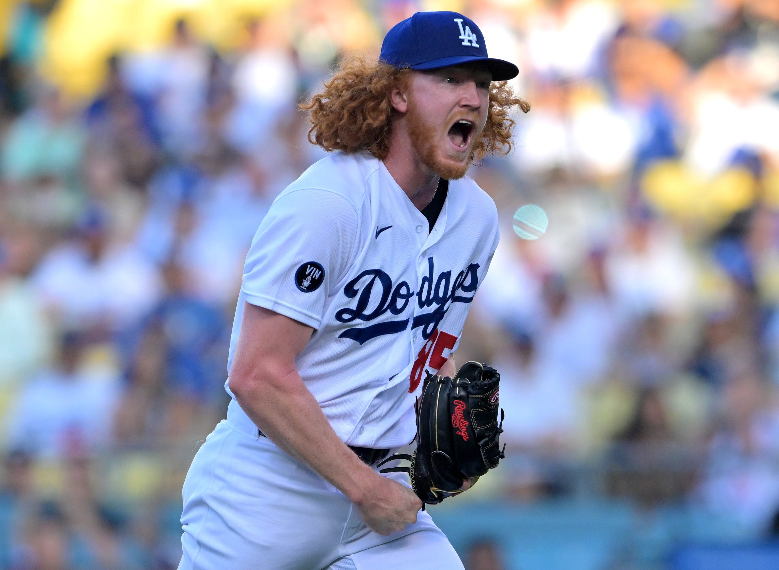 Dustin May dominates in MLB return, Dodgers beat Marlins 7-0