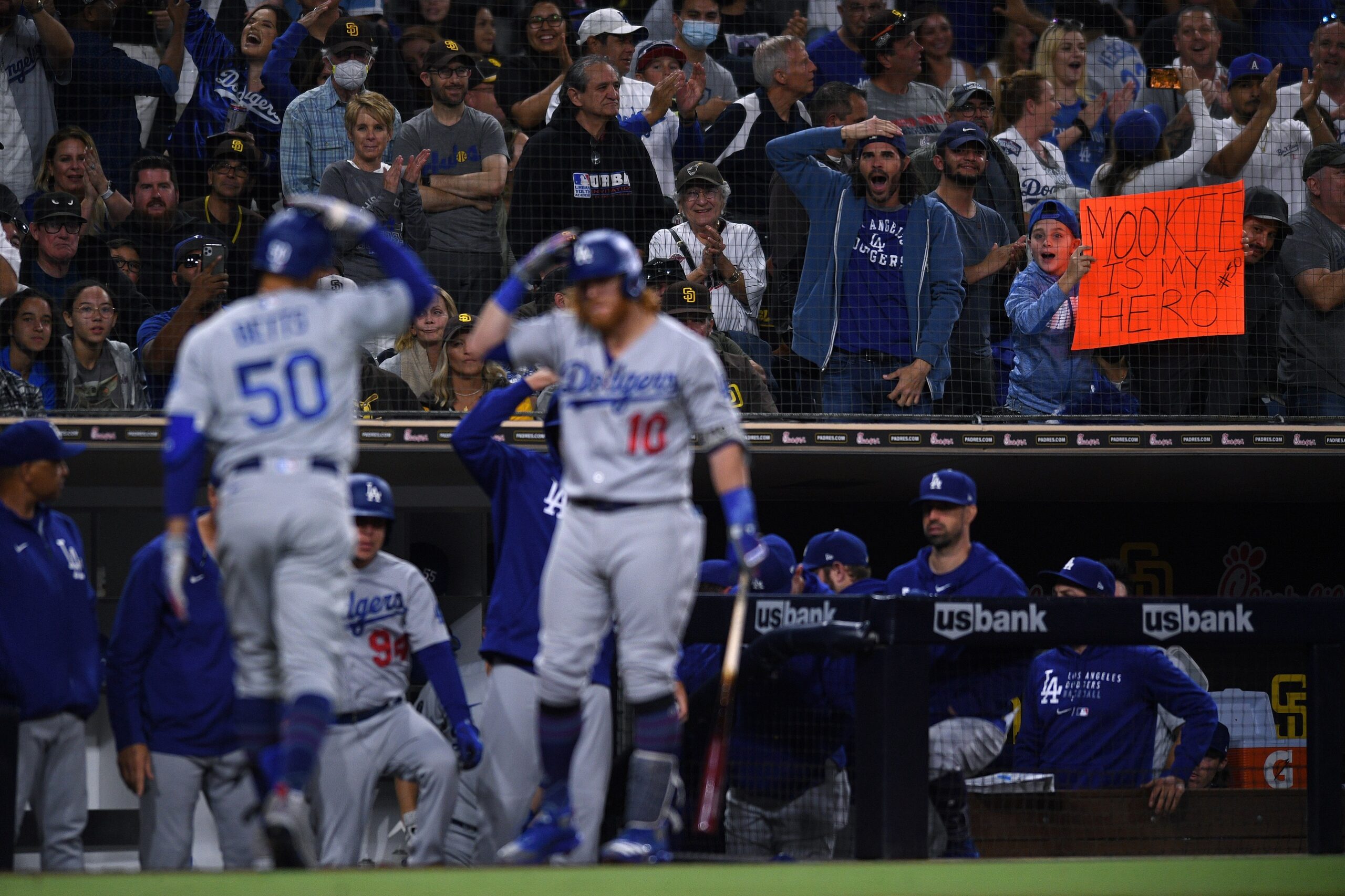 Dodger fans did not take over Petco Park for NLDS Game 3 against Padres