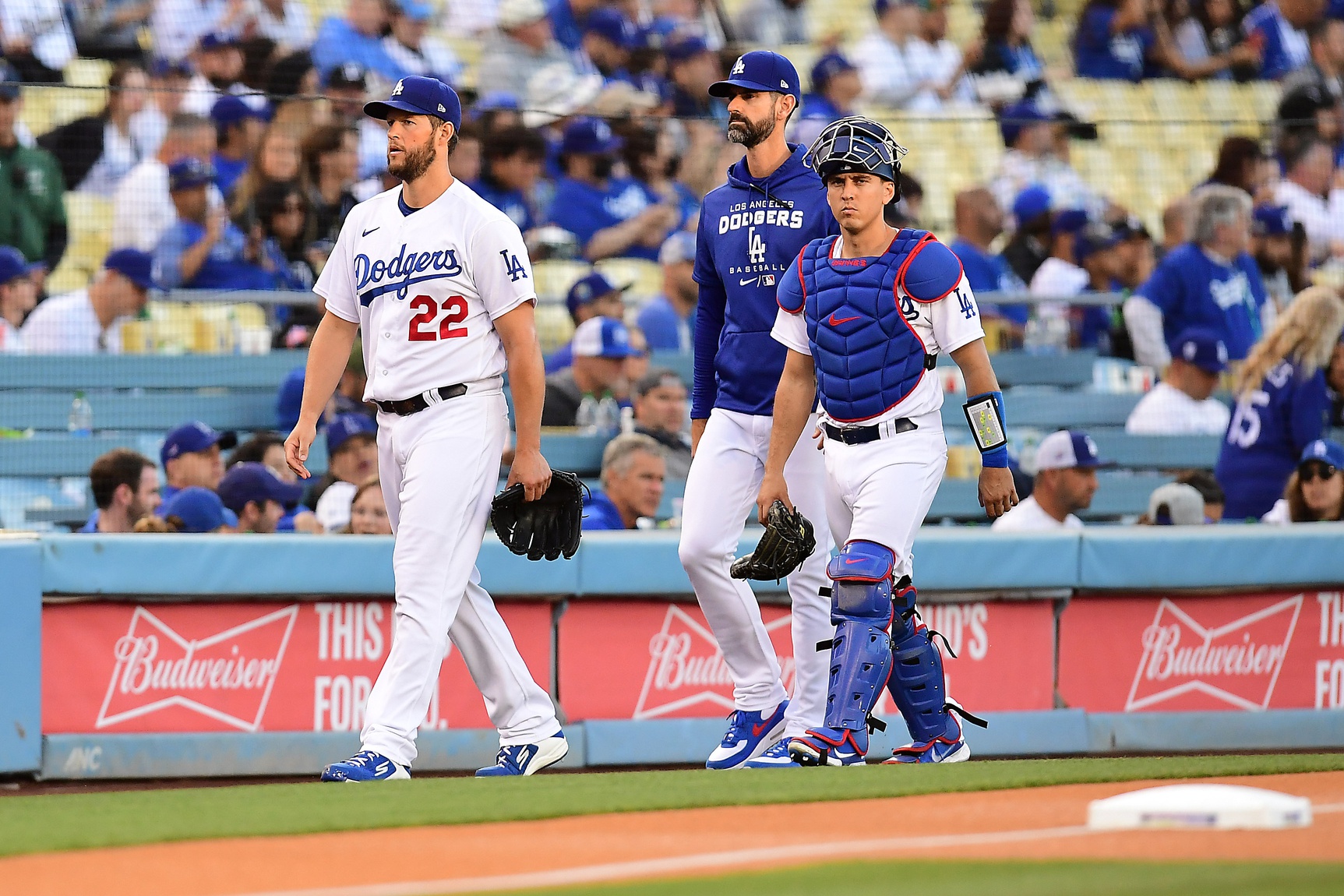 How are we feeling early into this first inning folks? #dodgers #baseball  #losangeles #sports #kershaw #nlds #trendingreels