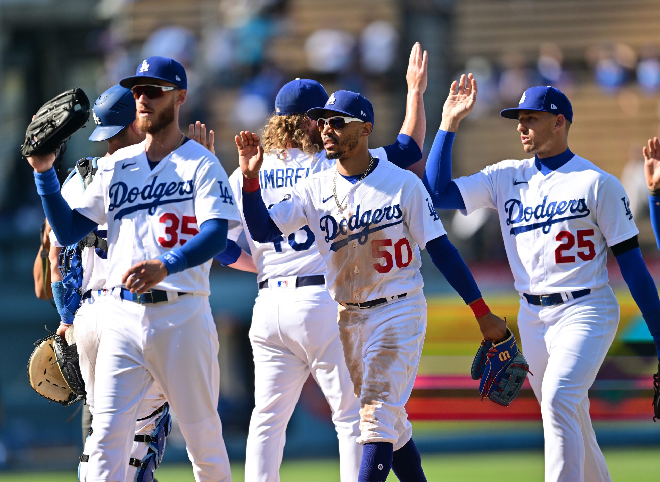 Los Angeles Dodgers on X: Keeping it 100. For the first time in franchise  history, the Dodgers have four players with at least 100 RBI.   / X