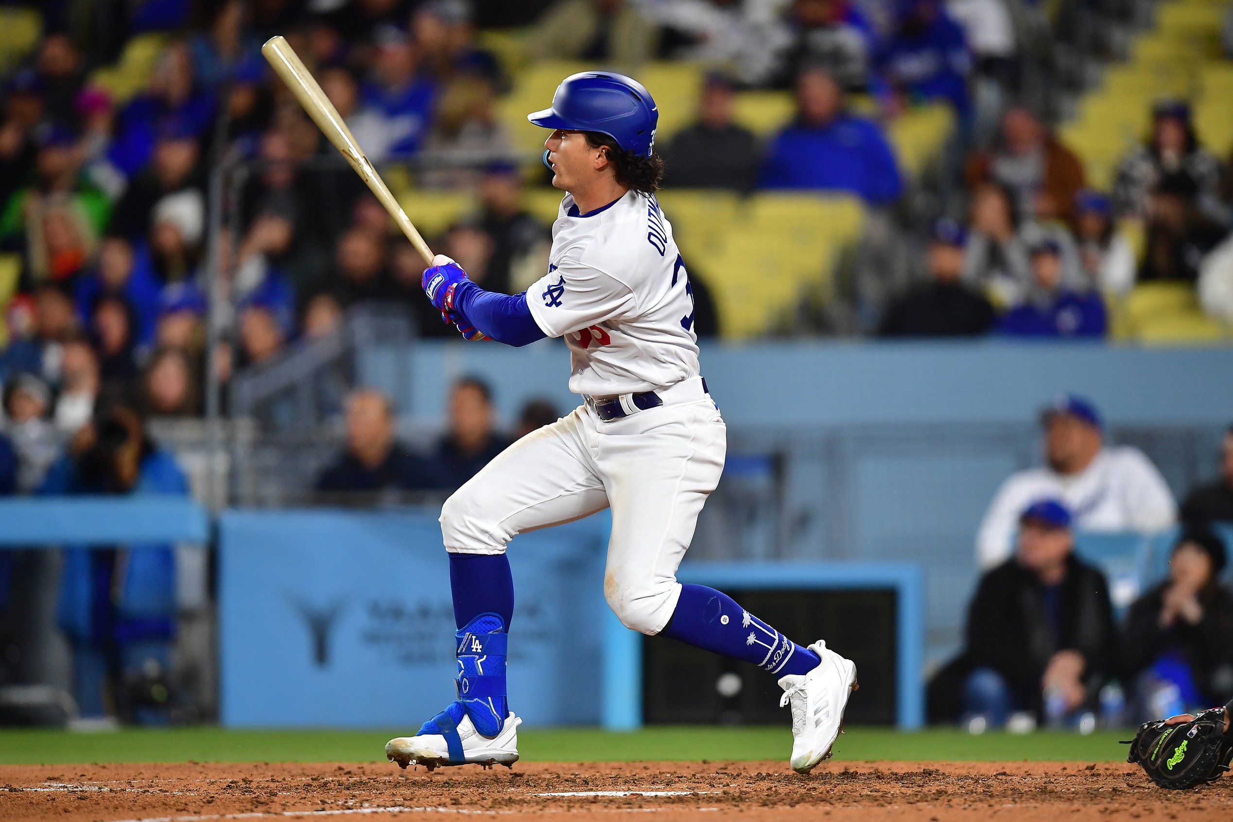 Los Angeles Dodgers' James Outman during the eighth inning of a