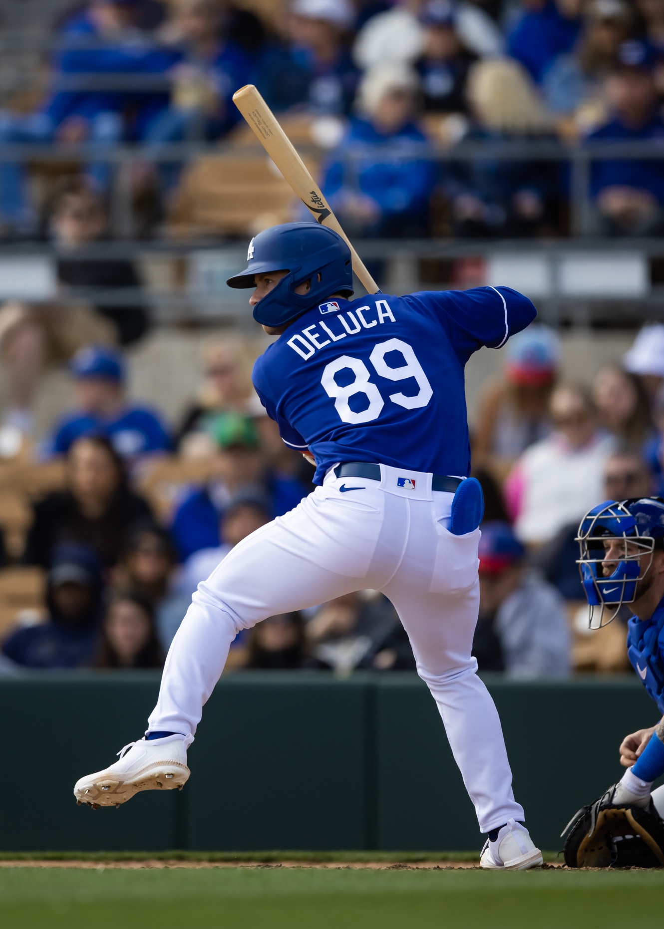 Can Jonny DeLuca squeeze Trayce Thompson off Dodgers roster?