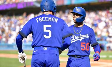 Freddie Freeman and Mookie Betts Match Nearly 100-Year-Old Dodgers Mark