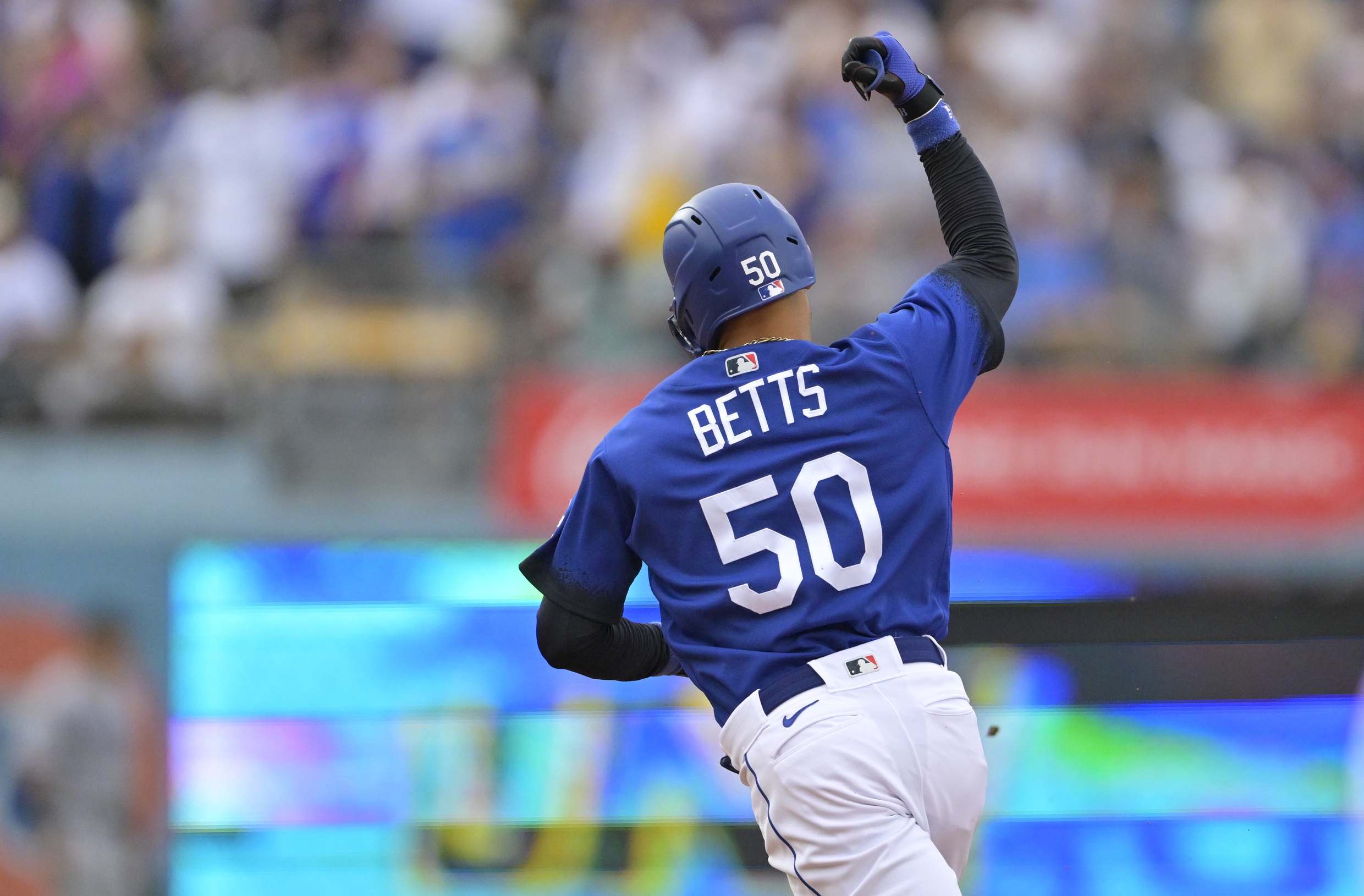 We are giving away an AUTHENTIC Mookie Betts Dodgers jersey!! All