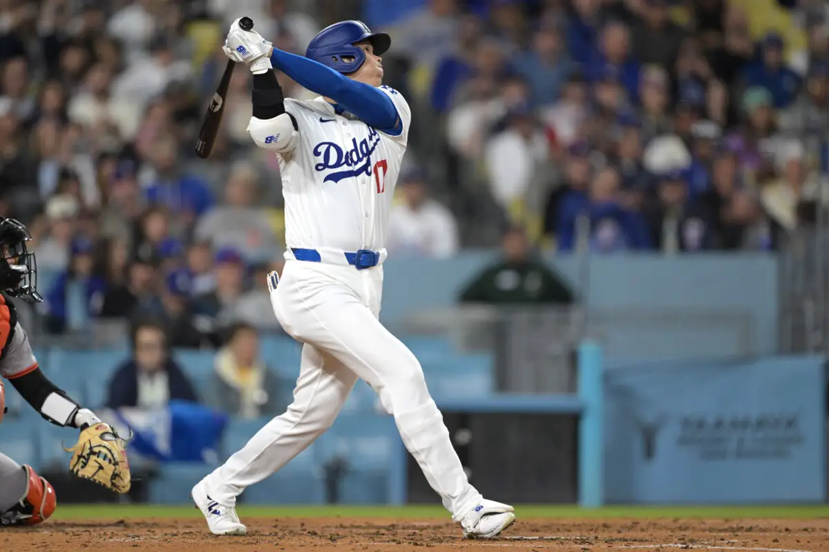 Shohei Ohtani Hits First Home Run of Dodgers Career: Video