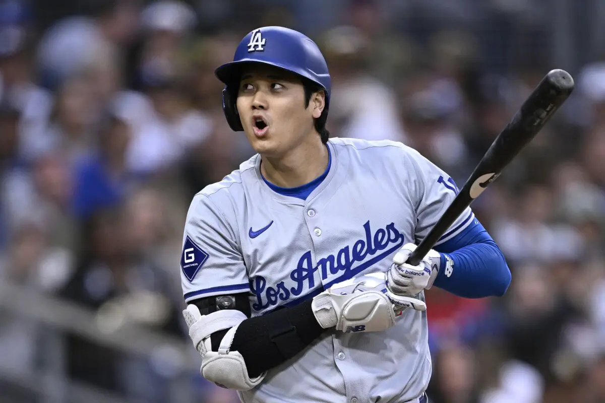 Dodgers’ Shohei Ohtani Removed From Game Against Padres