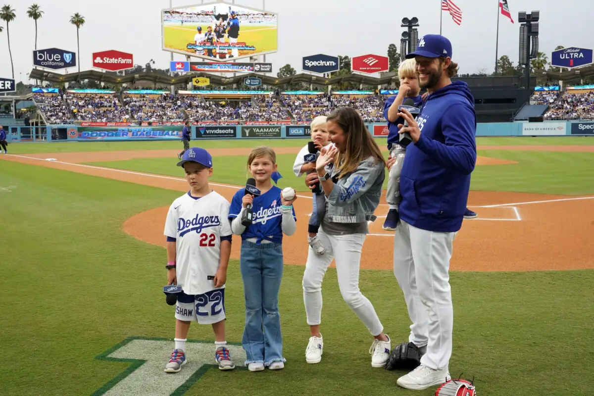 Watch Clayton Kershaw Unbox His 2024 Debut Game Cleats With His Family