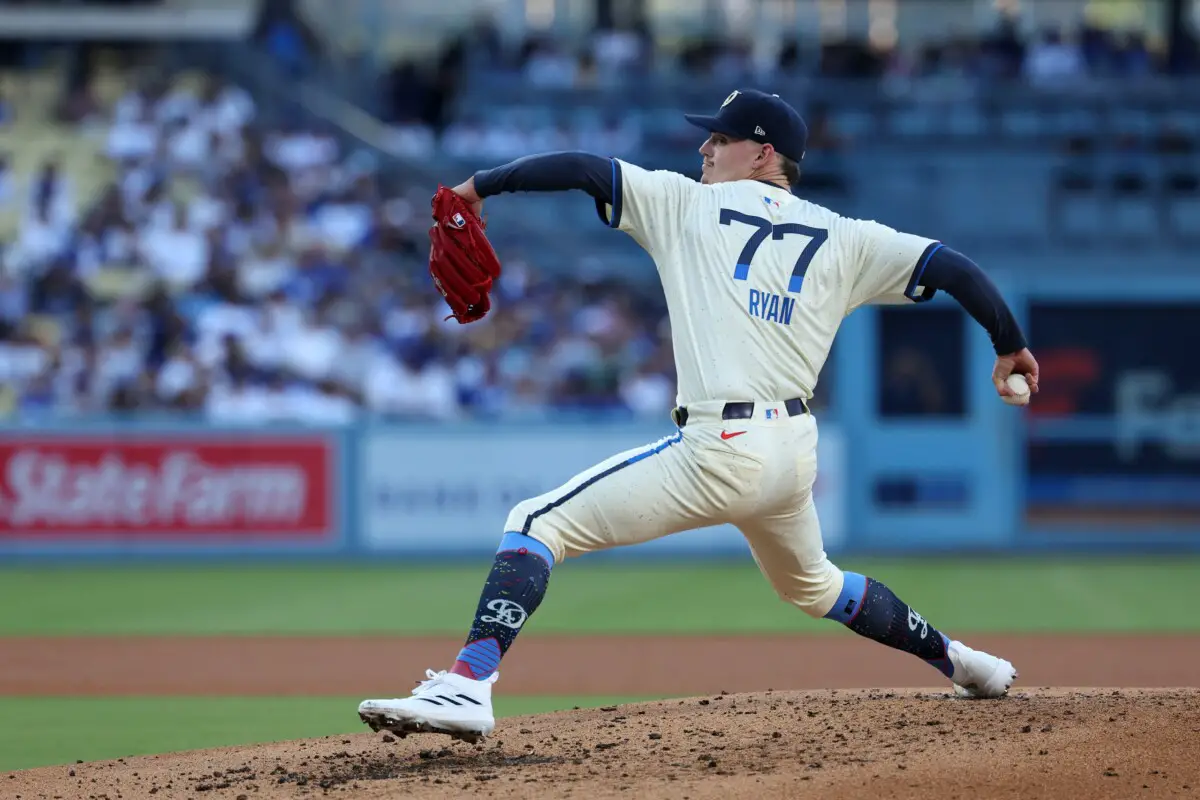 Dodgers’ River Ryan Out For Remainder of Season Following Elbow Injury