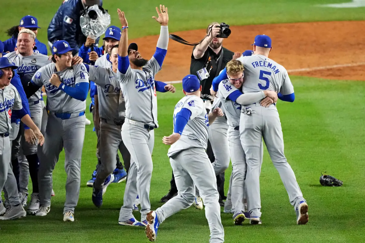 Watch Dodgers Celebrate 2024 World Series Championship Over Yankees