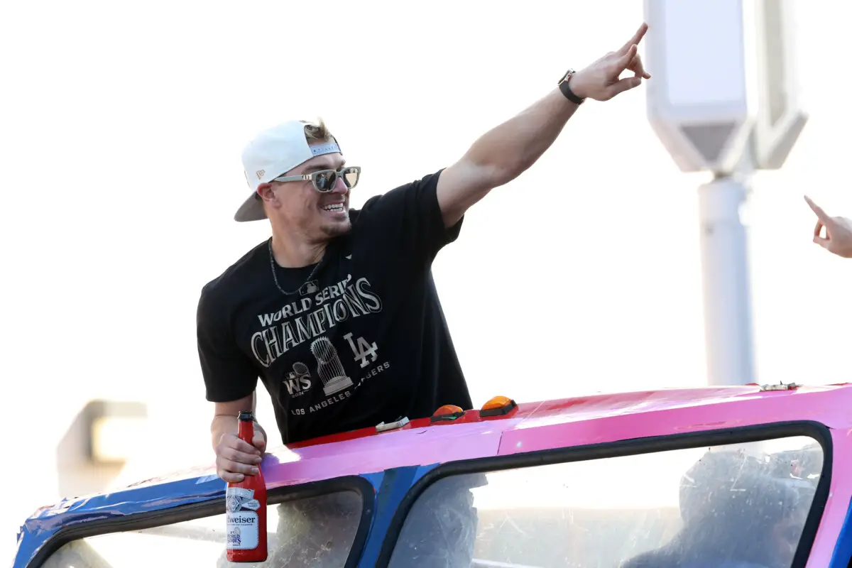 Kiké Hernández Takes Hilarious Shot at Fat Joe, New York at Dodgers World Series Parade