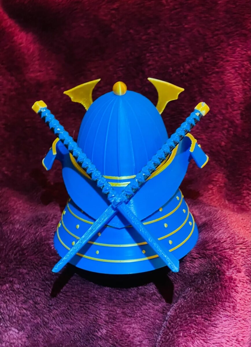 Dodgers Samurai Helmet Rear View
