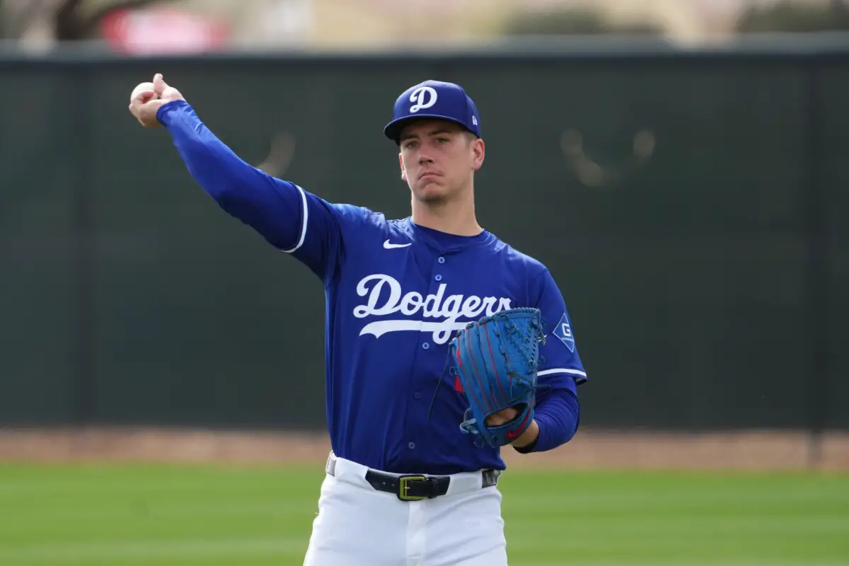 Dodgers’ Bobby Miller Hit in Head by Line Drive, Exits Cactus League Opener