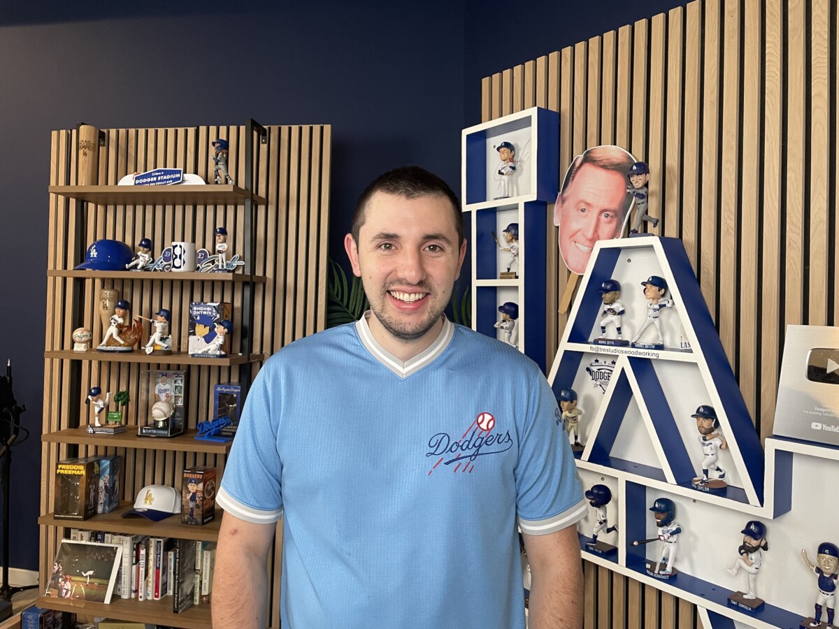 Dodgers Nation Fan Cave Host Gabe Smallson 