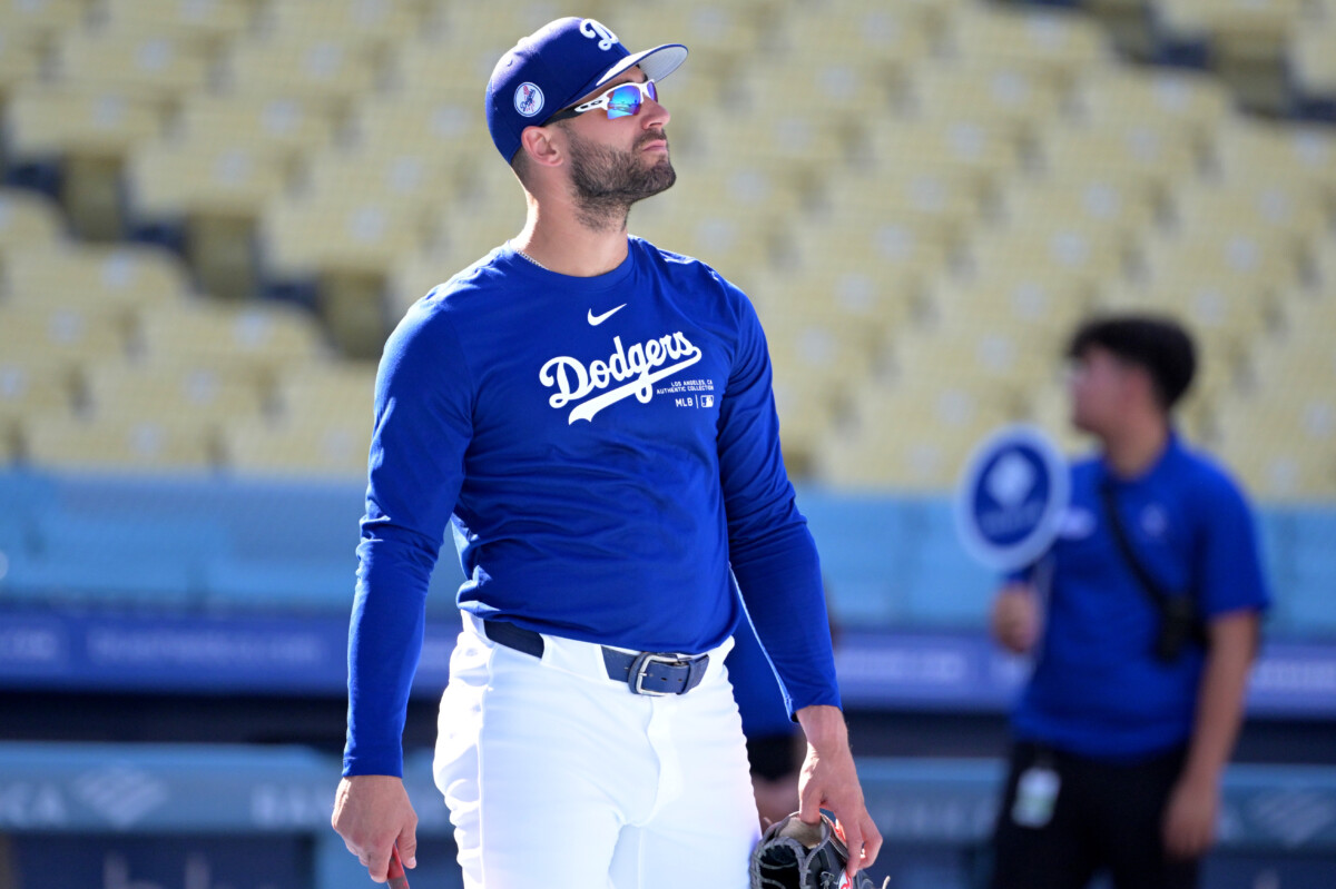 Former Los Angeles Dodgers outfielder Kevin Kiermaier in 2024.