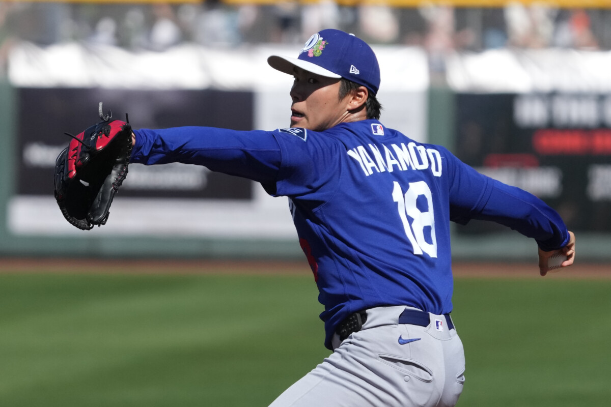 Yoshinobu Yamamoto will have a pitch limit on Opening Day