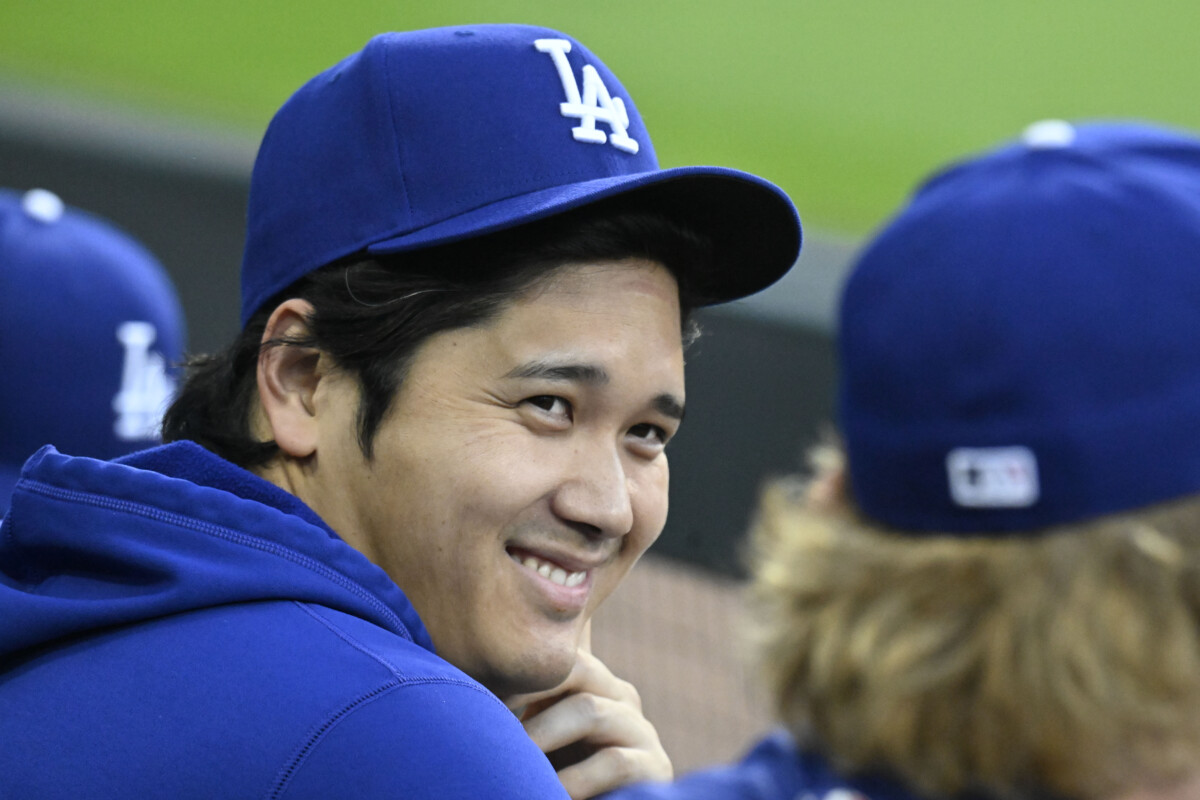 Jun 12, 2026; Chicago, Illinois, USA; Los Angeles Dodgers two-way player Shohei Ohtani (17) is seen in the dugout during the game against the Chicago White Sox at Rate Field. Mandatory Credit: Matt Marton-Imagn Images