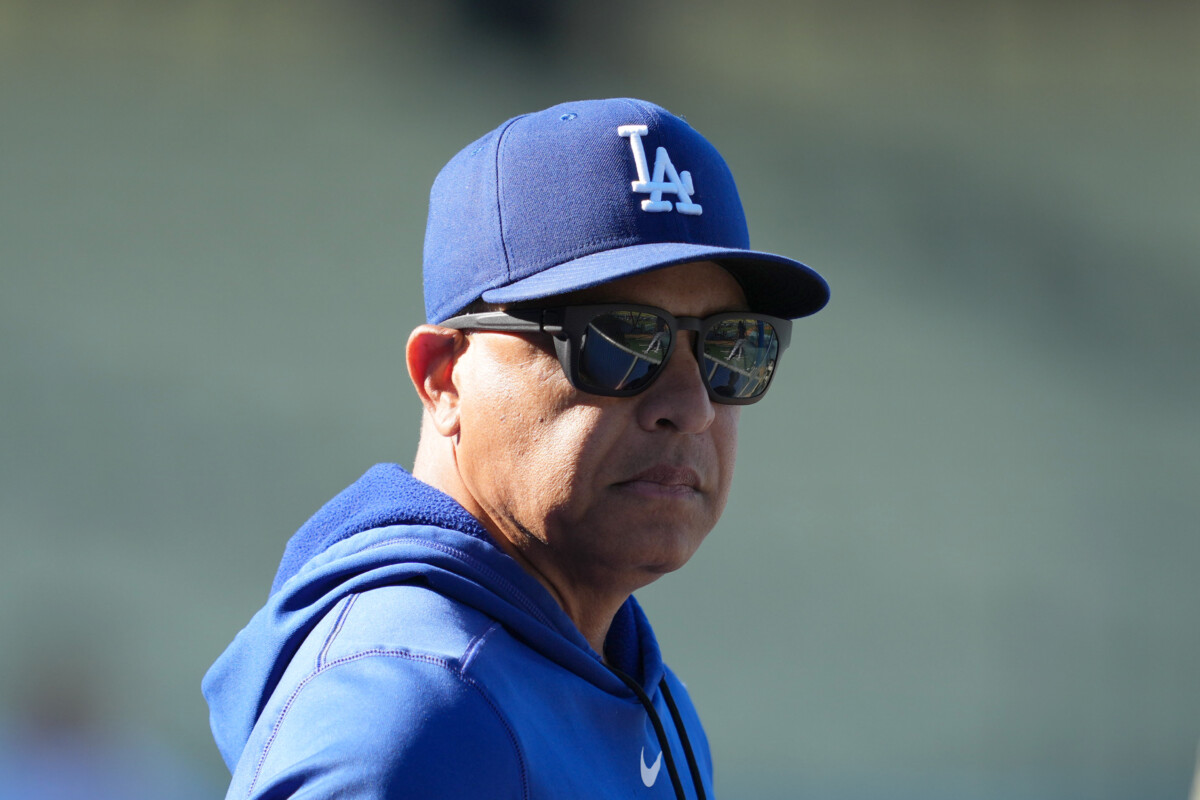 Sep 1, 2026; Los Angeles, California, USA; Los Angeles Dodgers manager Dave Roberts during the game against the St. Louis Cardinals at Dodger Stadium. Mandatory Credit: Kirby Lee-Imagn Images